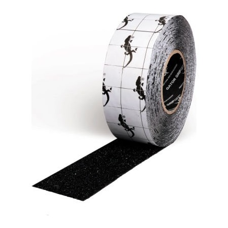 Top Tape And Label Gator Grip Coarse Grit Anti-Slip Tape, Black, 2"W x 50'L Roll, SG6502B SG6502B